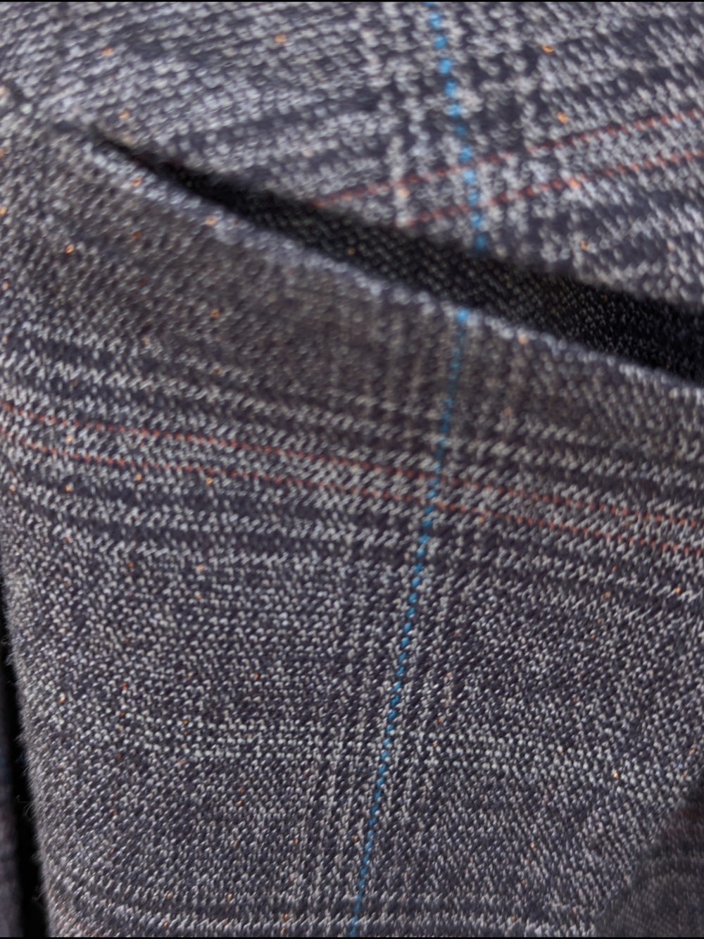 Plus Sized Plaid Blazer Jacket Dark Academia Preppy Corpcore Office Siren - Picture 10 of 16